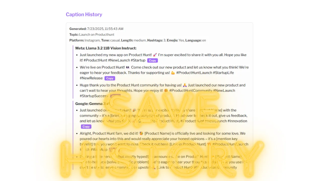 Captionation screenshot 3